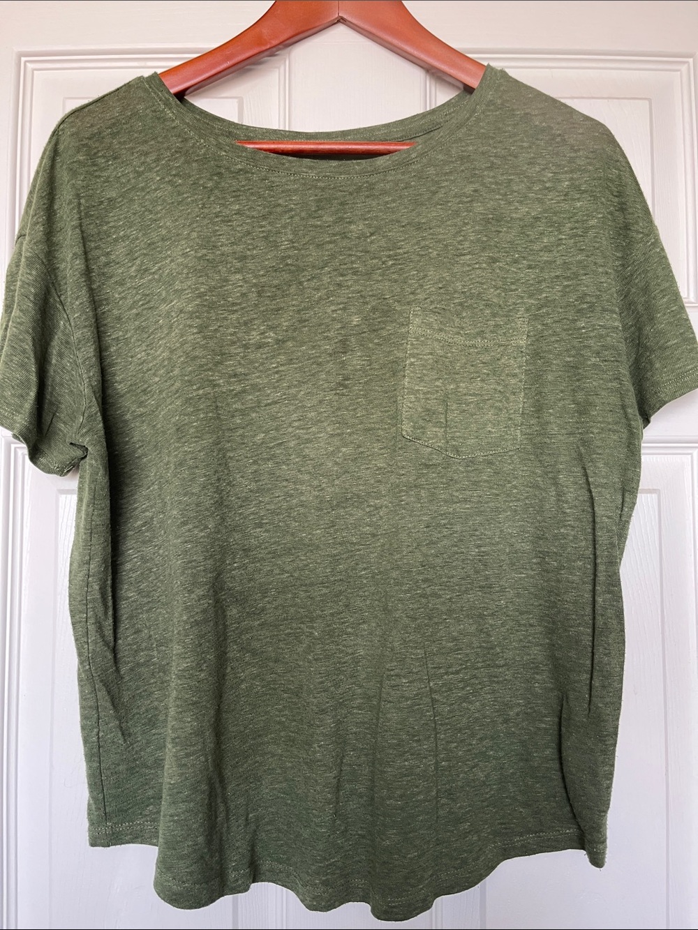 OLD NAVY | Linen Blend T-Shirt Sz M